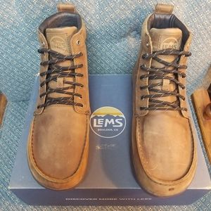 Like New Lems Boulder Boots Waterproof - men's 12, women's 13.5
